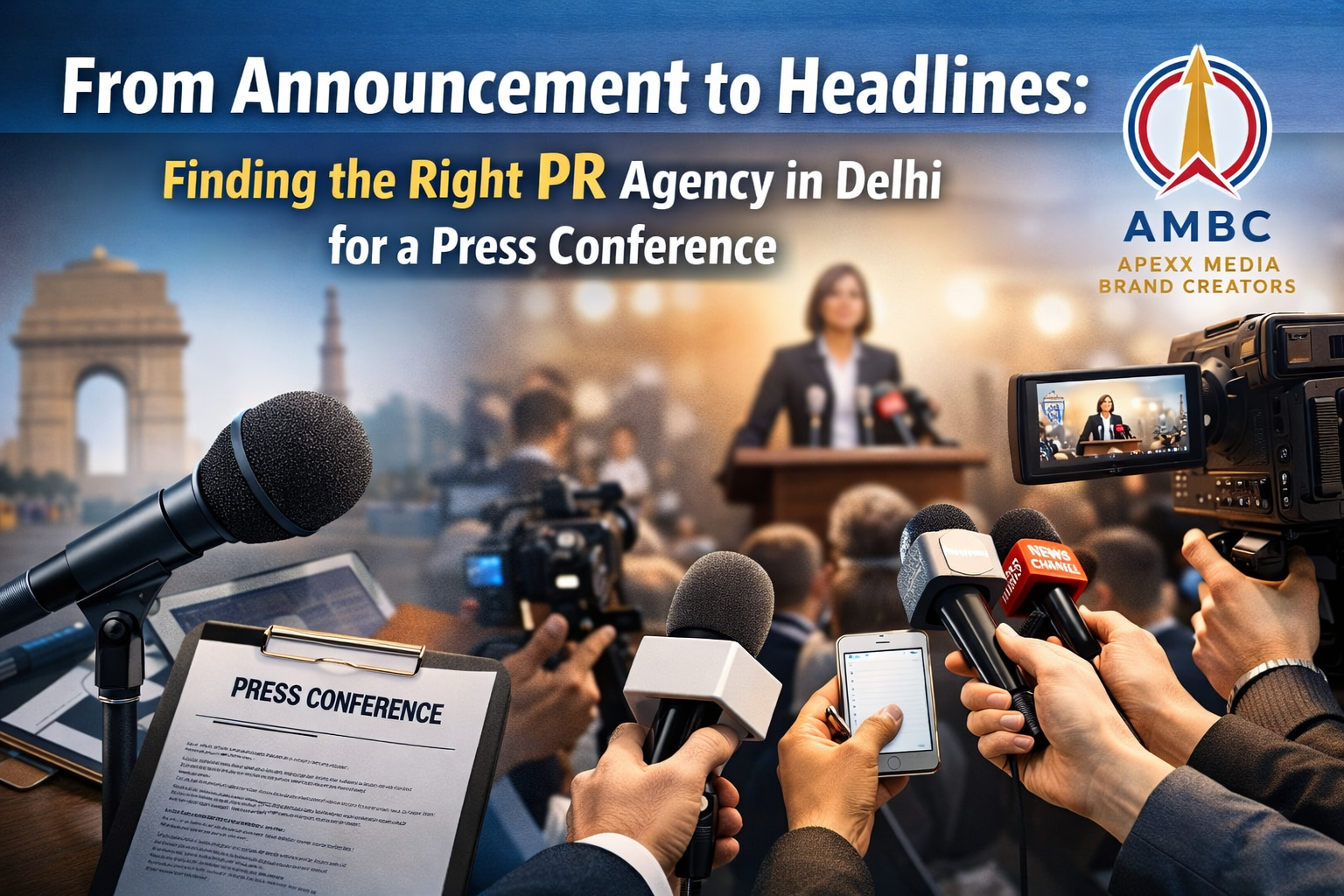 Finding the right PR Agency in Delhi for a Press Conference
